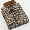 2020 Plaid Single Pocket Shirt