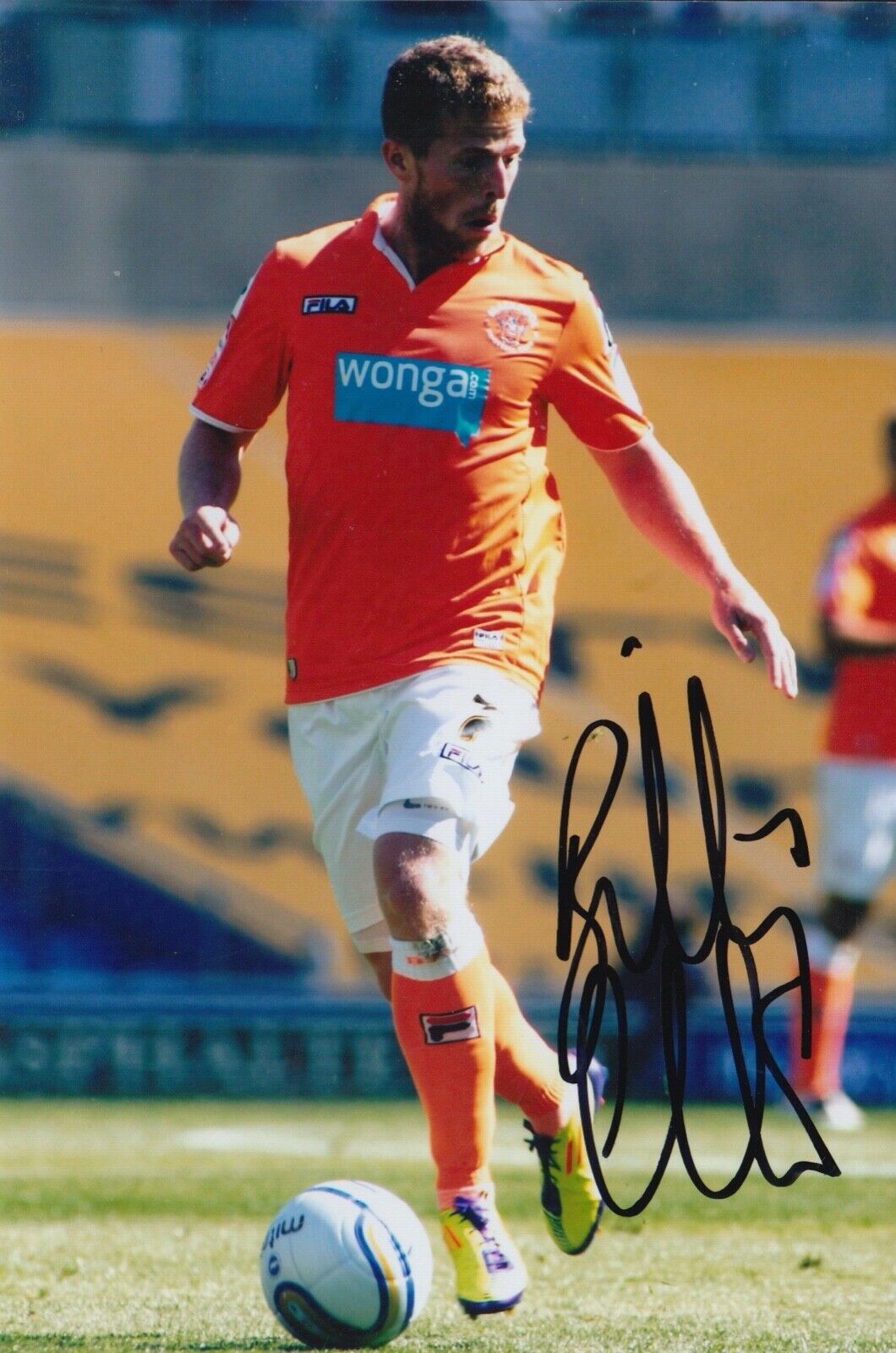 BILLY CLARKE HAND SIGNED 6X4 Photo Poster painting - FOOTBALL AUTOGRAPH - BLACKPOOL 1.