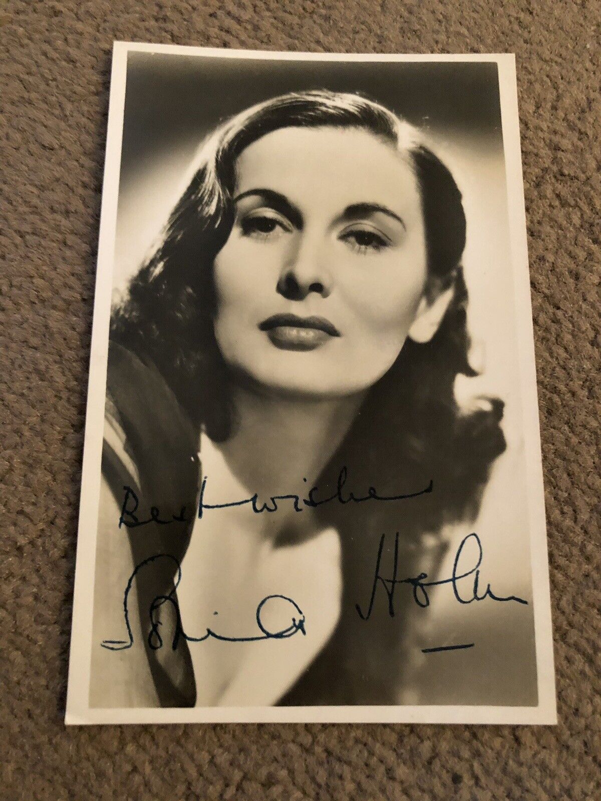 SONIA HOLME (RADIO CAB MURDER) SIGNED Photo Poster painting