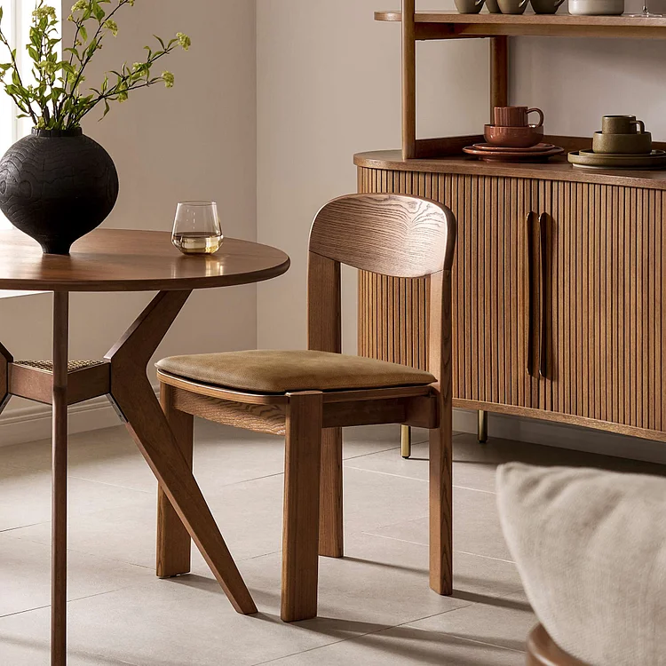 Anya Leather Dining Chair Set