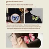 DIY Embroidery Sewing Craft Brooch Clothes Decoration Embroidery Butterfly Lapel Pin for Backpack Pants T-Shirt Jacket Bags Dress Jeans