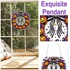 Pumpkin Wreath DIY Acrylic 5D Crystal Diamond Gem Art Hanging Ornament