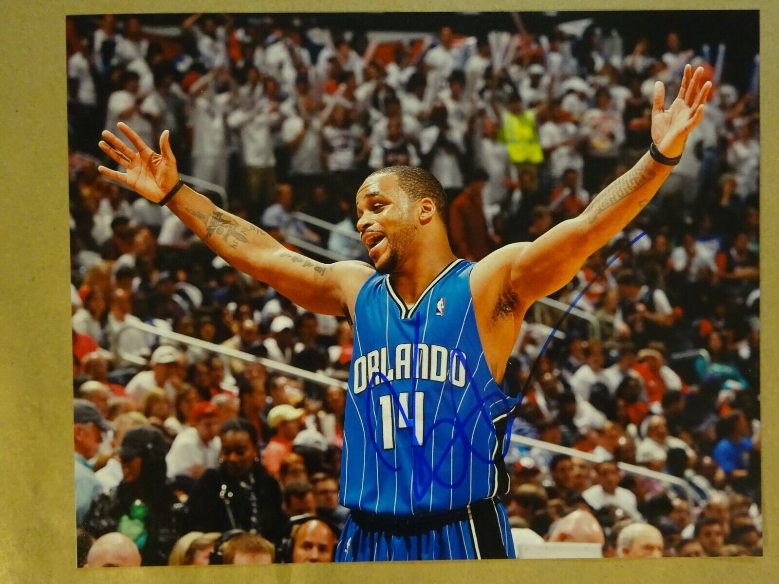 Autographed JAMEER NELSON Signed 8x10 Photo Poster paintinggraph Orlando Magic Basketball