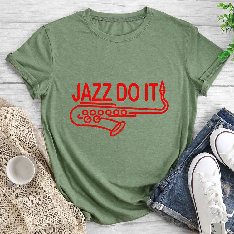 Jazz Do It Essential  Round Neck T-shirt