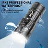 LED Dive Light Rechargeable Scuba Diving Flashlight Underwater Light for Diving