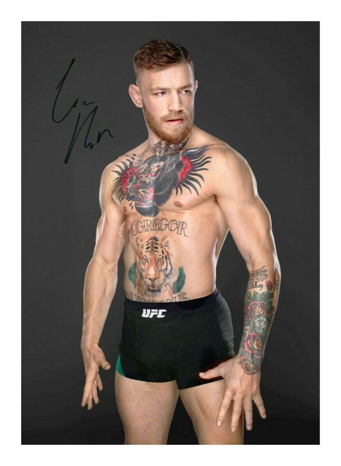 CONOR MCGREGOR AUTOGRAPH SIGNED PP Photo Poster painting POSTER