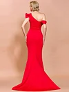 Evening Wrap Solid Color One-Shoulder Dresses