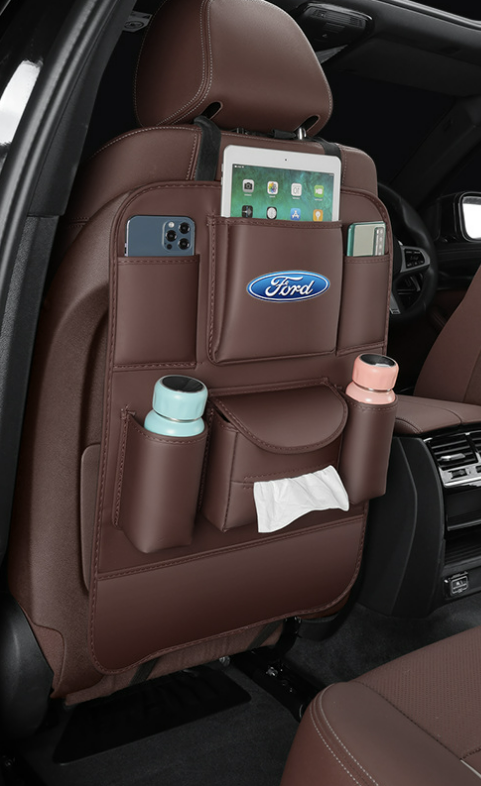 Car seat back storage bag