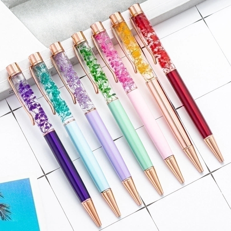 Creative Oil Flower Pen Spot Ballpoint Pen