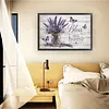 Lavender Vase and Proverb-11CT Stamped Cross Stitch 60*40cm(Big Size)