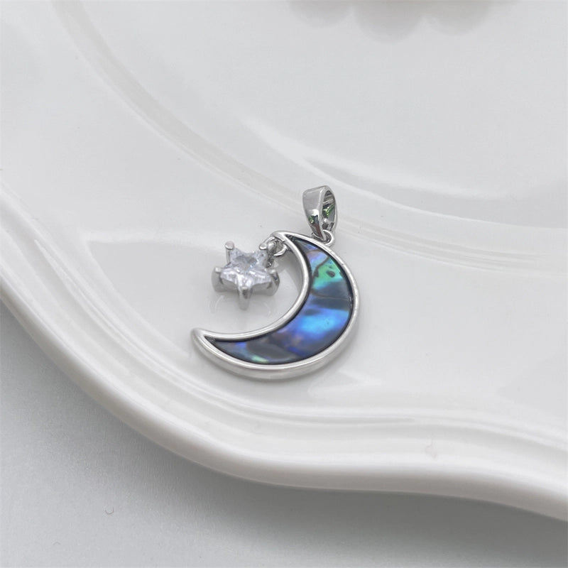 1 Piece Copper Moon Pendant Jewelry Accessories