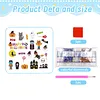 DIY Diamond Painting Sticker Diamond Art Stickers Arts and Crafts Decorative Diamond Stickers for Birthday Party Halloween Christmas Gifts (Halloween party)