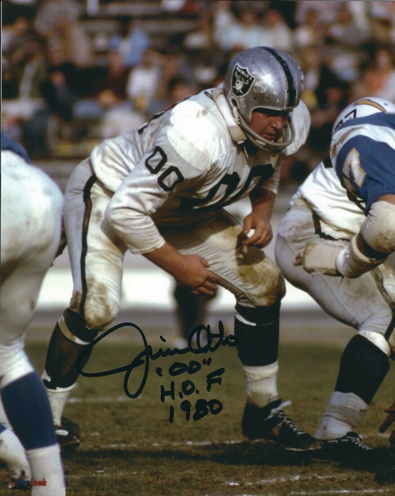 Jim Otto Autographed Signed 8x10 Photo Poster painting ( HOF Raiders ) REPRINT