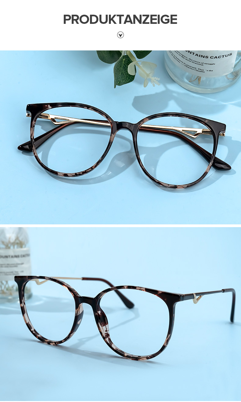 Babbage Schwarz-Tortoise Rund Brille