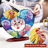 DIY Wooden Dandelion Desktop Diamond Art Ornament Kits