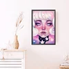 uk.everydayedeals (Limited Stock)Diamond Painting - Round AB Drills - Dark Candy Girl(45*65cm)