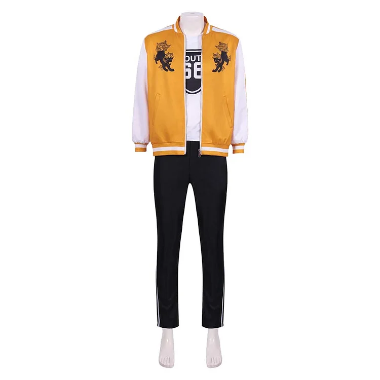 Wind Breaker (2024) Chouji Tomiyama Yellow Uniform Outfits Cosplay Costume Halloween Carnival Suit