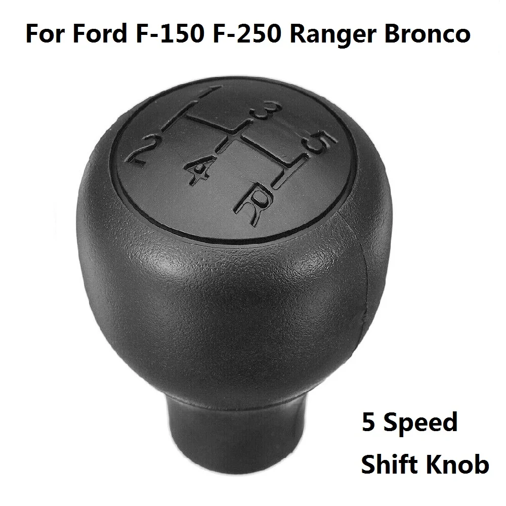 For Ford F-150 F-250 Ranger Bronco 5 Speed Transmission Shift Knob Shifter