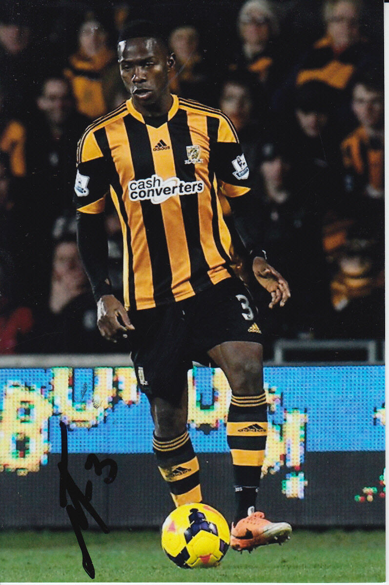 HULL CITY HAND SIGNED MAYNOR FIGUEROA 6X4 Photo Poster painting 1.