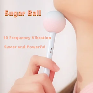 Lollipop Clitoral Stimulation Vibrator with 10 Vibration Modes and Sucking Function