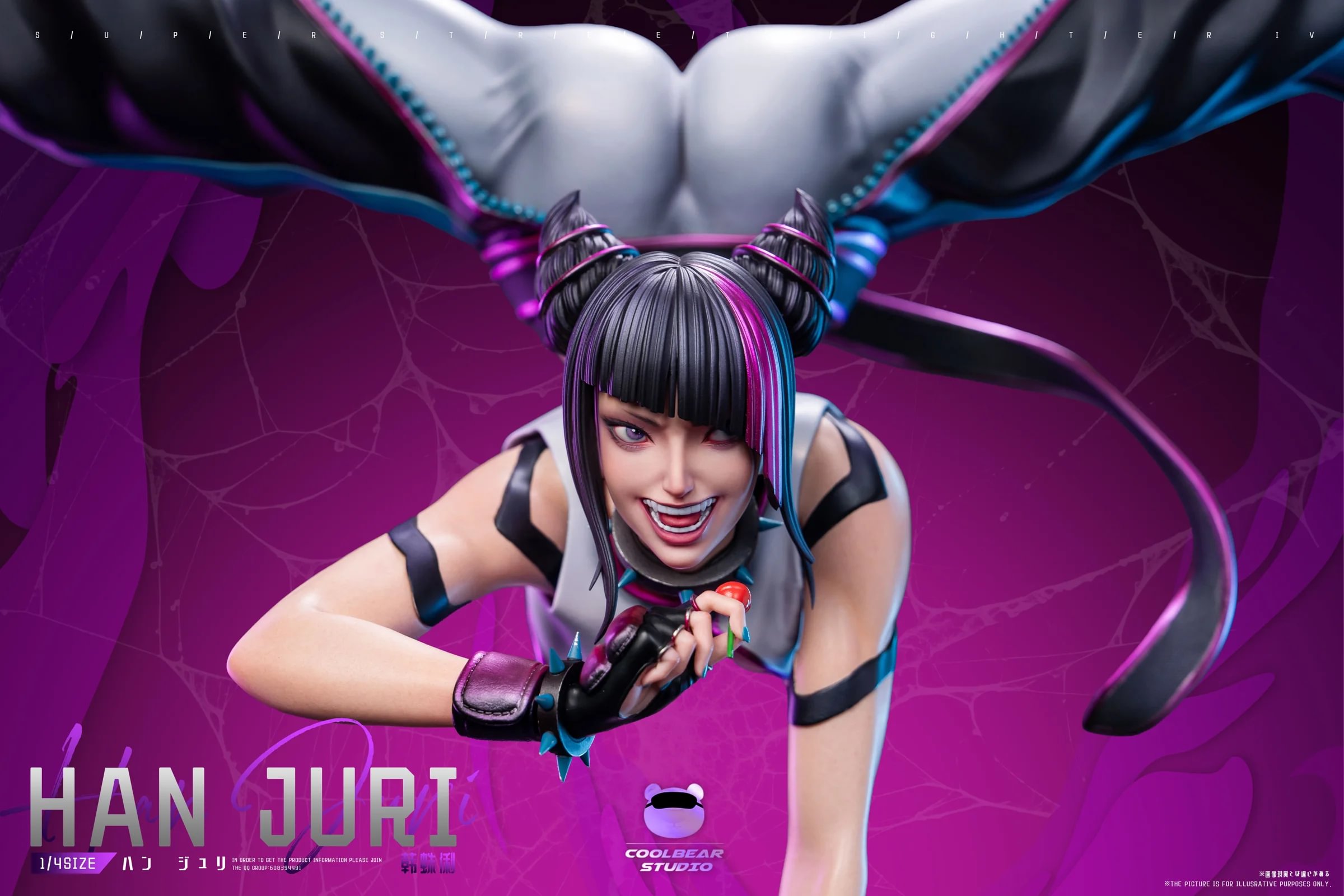 1/4 Scale Han Juri - Street Fighter Resin Statue - coolbear