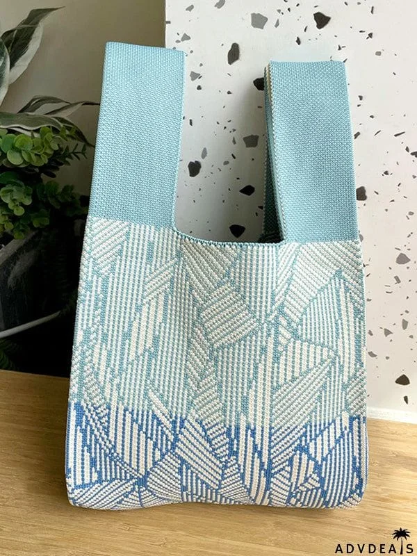 Geometric Bags Accessories Woven Handbag