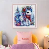 Christmas Unicorn-14CT Counted Cross Stitch 40*40cm/15.75*15.75in