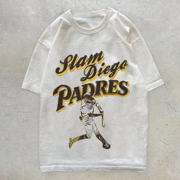 Street Print Trendy Vintage Multicolor T-Shirt