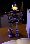 Punk Style Robot Desktop Ornaments E-sports Children's Room Desk Lamp Gift Figure