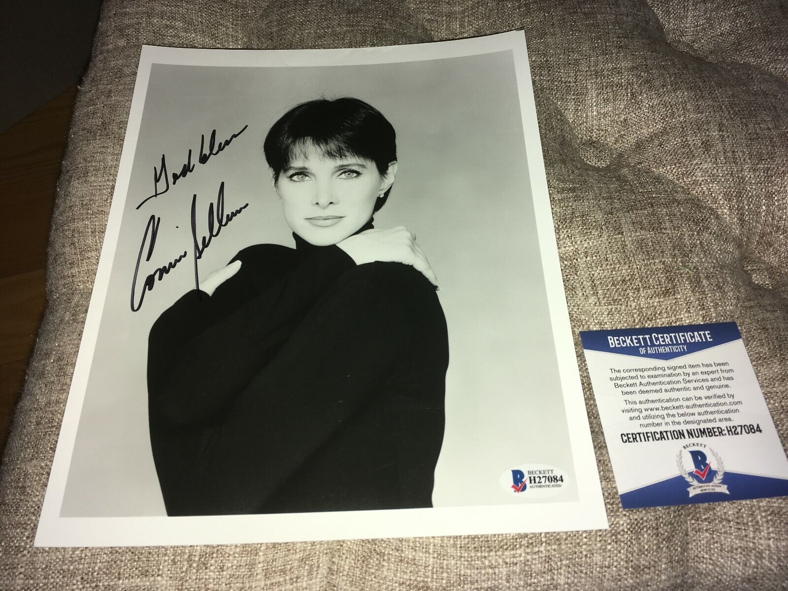 Connie Sellacca Actress Signed 8 x 10 Photo Poster painting BAS Beckett Certified