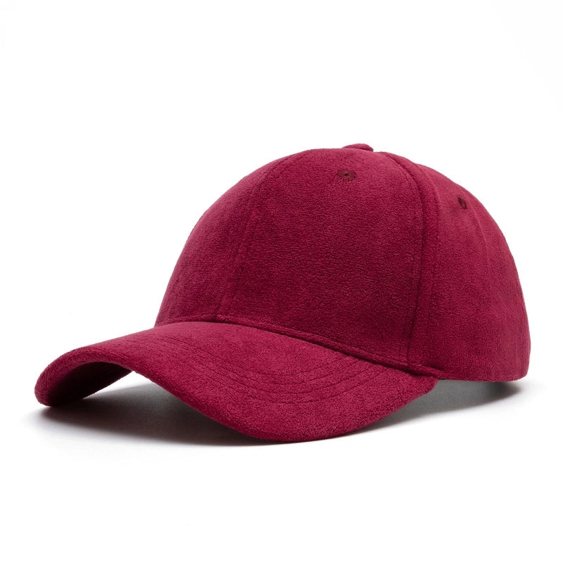 Women’s Streetwear Solid Color Curved Eaves Baseball Cap