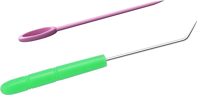 4 Pcs Round Knitting Looms Set for Hat Sweater Sock Knitter with 1 Yarn Hook & 1 Needle