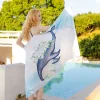 Double-sided Velvet Beach Towel For Seaside Swimming, Water-Absorbent And Sand-Free Bath Towel, Breathable, Skin-Friendly, Quick-Drying BeachTowel For Swimming, Travel, Men And Women