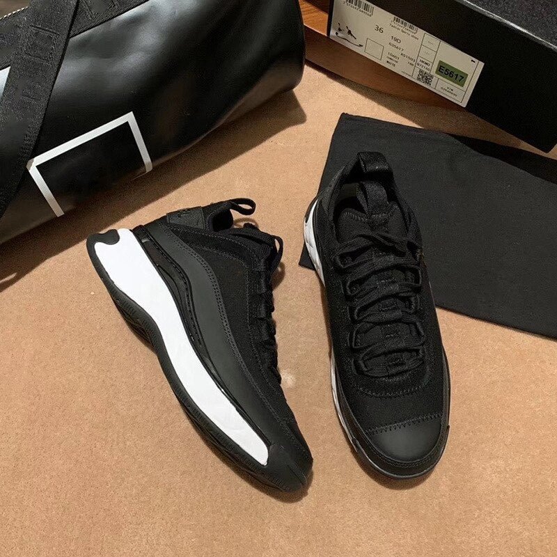 Canrulo 2021 Early Spring New Sports Shoes Women's White Lace-up Platform Casual Women's Shoes Black and White Dad Shoes