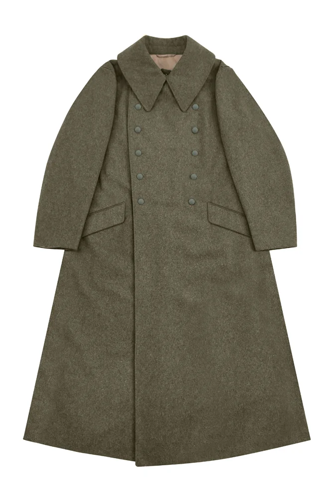   Elite German M1945 EM Brown wool Greatcoat German-Uniform