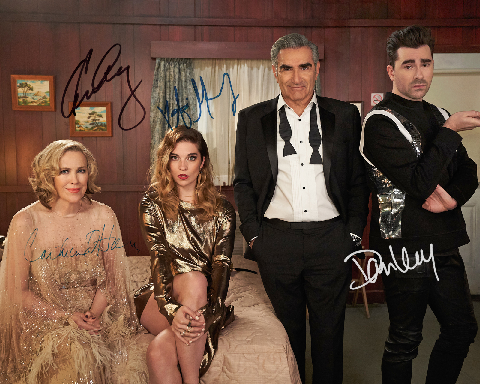 Schitt's Creek signed Eugene Levy 8X10 Photo Poster painting picture poster autograph RP