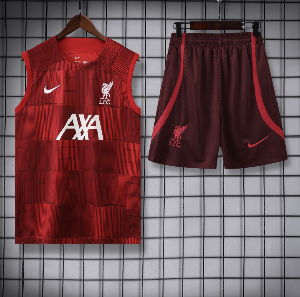 23/24 Liverpool Vest Kit Red Football shirt