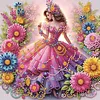 Diamond Painting-DIY Crystal Rhinestone Girl in a Dress