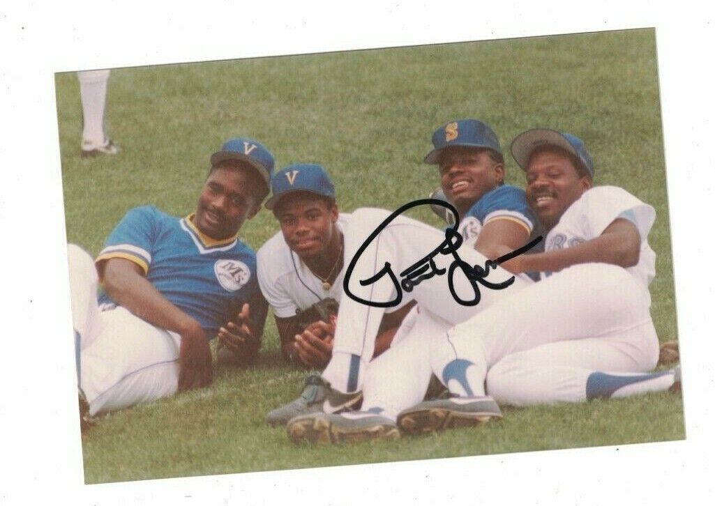 Patrick Lennon Seattle Marniers Signed 4x6 Photo Poster painting W/ Griffey Jr. W/Our COA