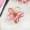 6PCS Flashing Colors Flower Shape Hair Claw