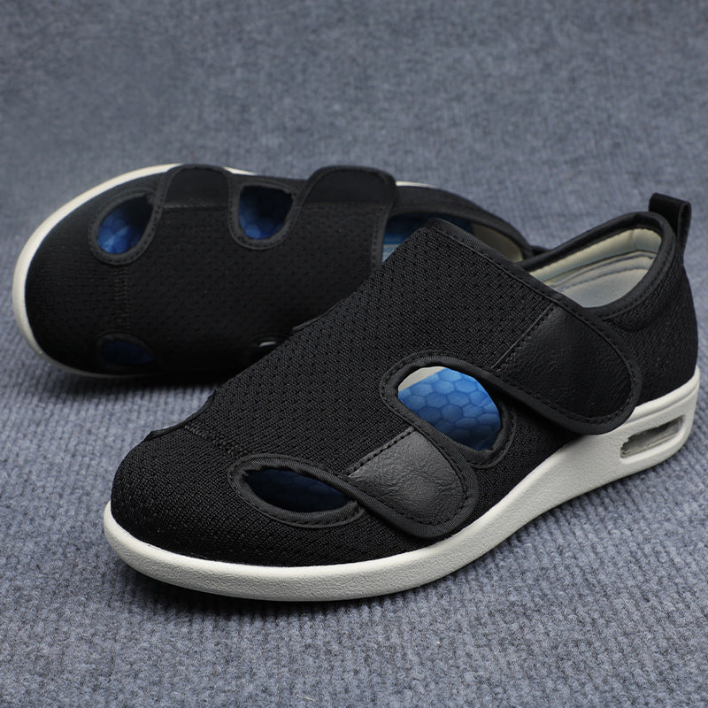 Unisex Plus Size Wide Diabetic Shoes for Swollen Feet Width Shoes - WD017