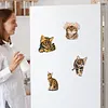 4PCS 2D/Flat Acrylic DIY Diamond Art Fridge Magnet Kit Bengal Cat Design DIY Art Fridge Magnet Refrigerator Sticker Magnetic Diamond Art Decor Refrigerator Mailbox Home Decoration DIY Crafts
