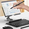 Mobile Phone, Tablet Folding Stand Set With Bluetooth Keyboard And Mouse Metal Stand 360&deg; Rotating Magnetic Suction