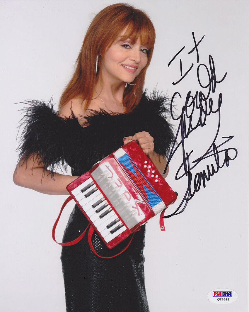 Judy Tenuta SIGNED 8x10 Photo Poster painting Comedienne Accordion PSA/DNA AUTOGRAPHED