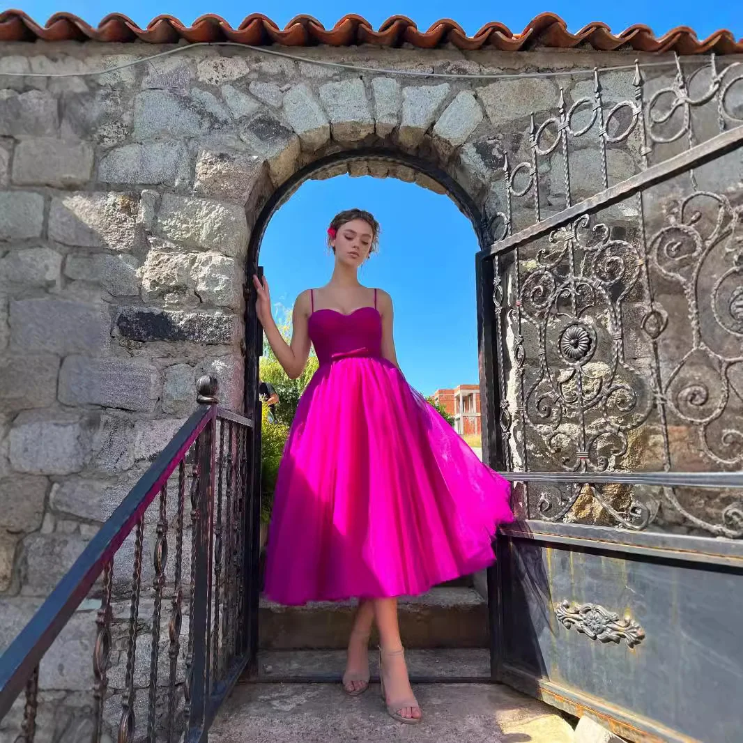 Uveng Uveng For Women's Summer Dress WISH Yarn Banquet Party New Sling Skirt