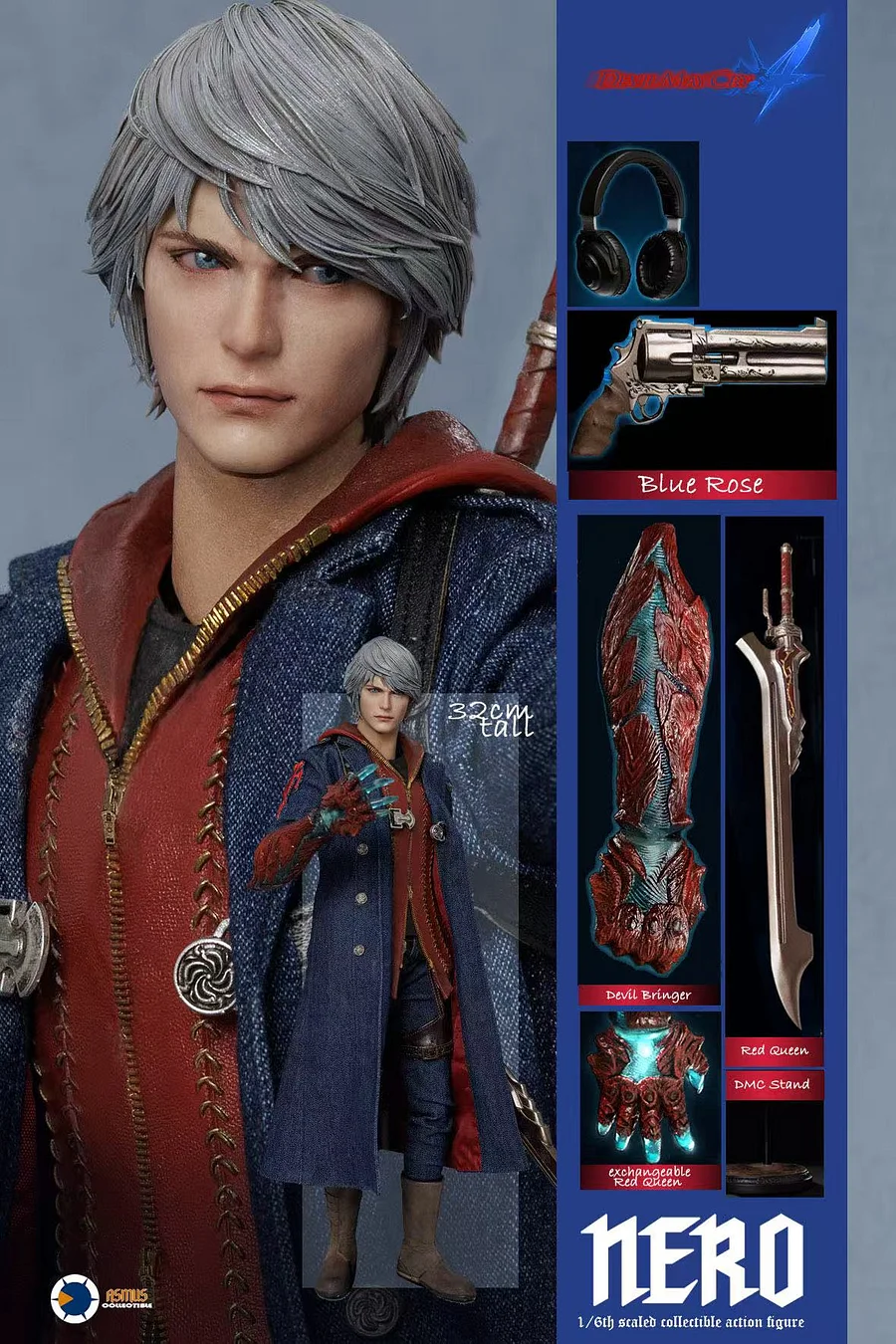 ASMUS TOYS - Devil May Cry 4 Nero Action Figure DMC400 (Licensed