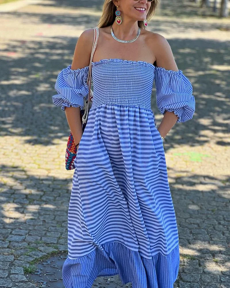 Strapless Casual Dress