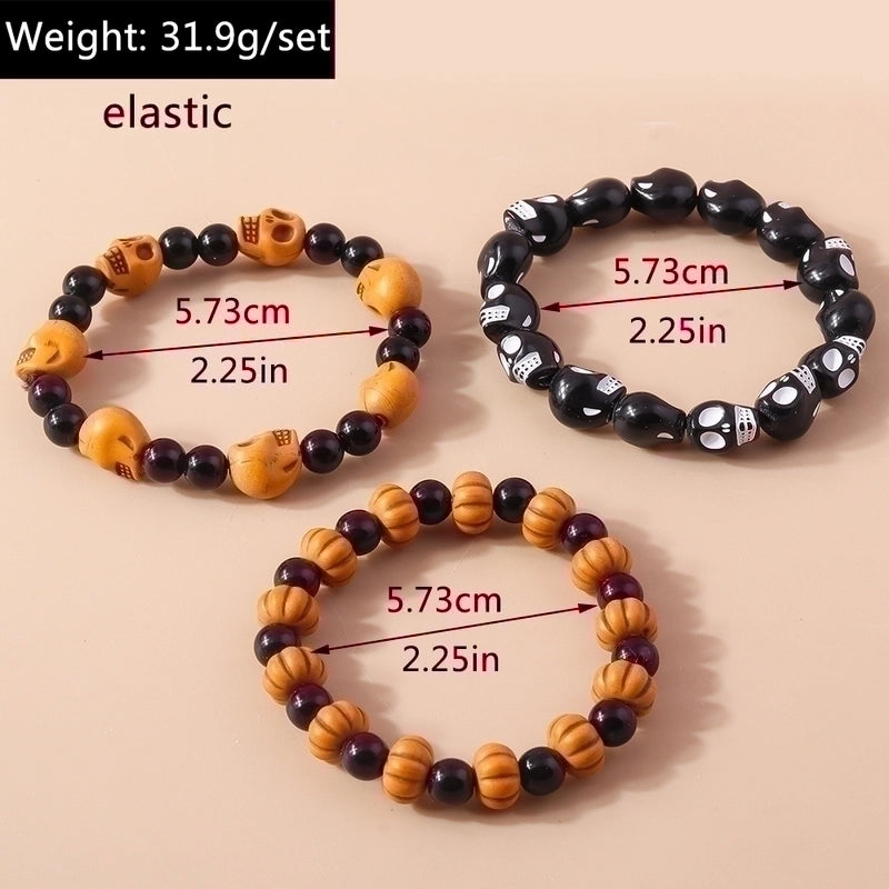 Funny Skull Beaded Bracelets