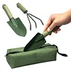 4pcs Hand Rake Garden Tool with Non Slip Handle Multifunctional Garden Cleaning Shovel Ideal for Digging Weeding Planting