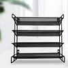 4 Tier Spice Rack Space-Saving Metal Spice Storage Holder for Kitchen Countertop